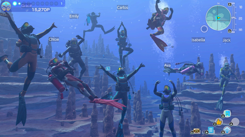 Endless Ocean Luminous 30-person multiplayer screenshot