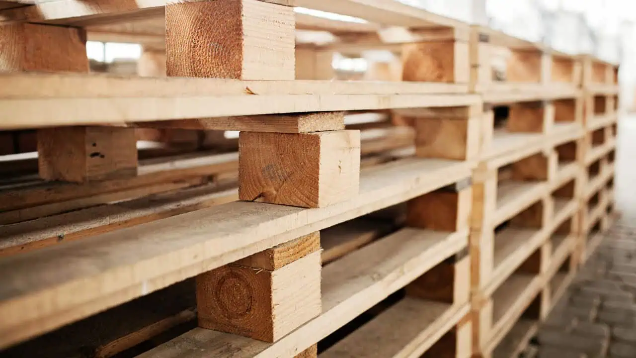 wooden pallets