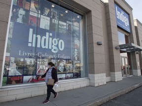 An Indigo bookstore is seen Wednesday, November 4, 2020 in Laval, Que.