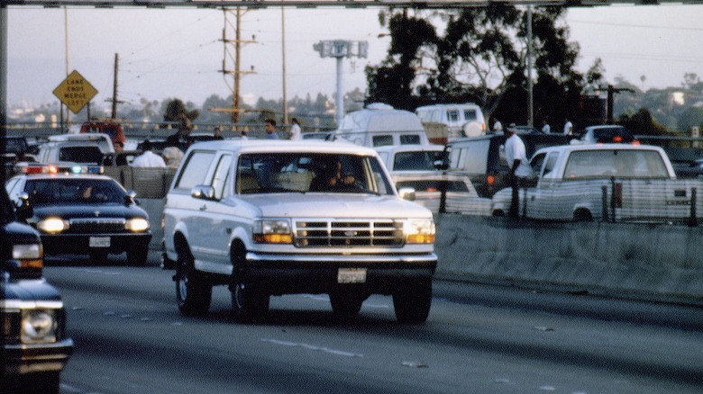 The infamous 1994 Ford Bronco carrying O.J. Simpson