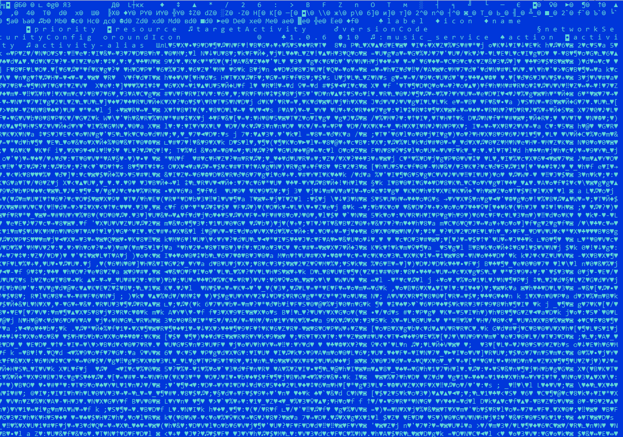 Long strings in manifest