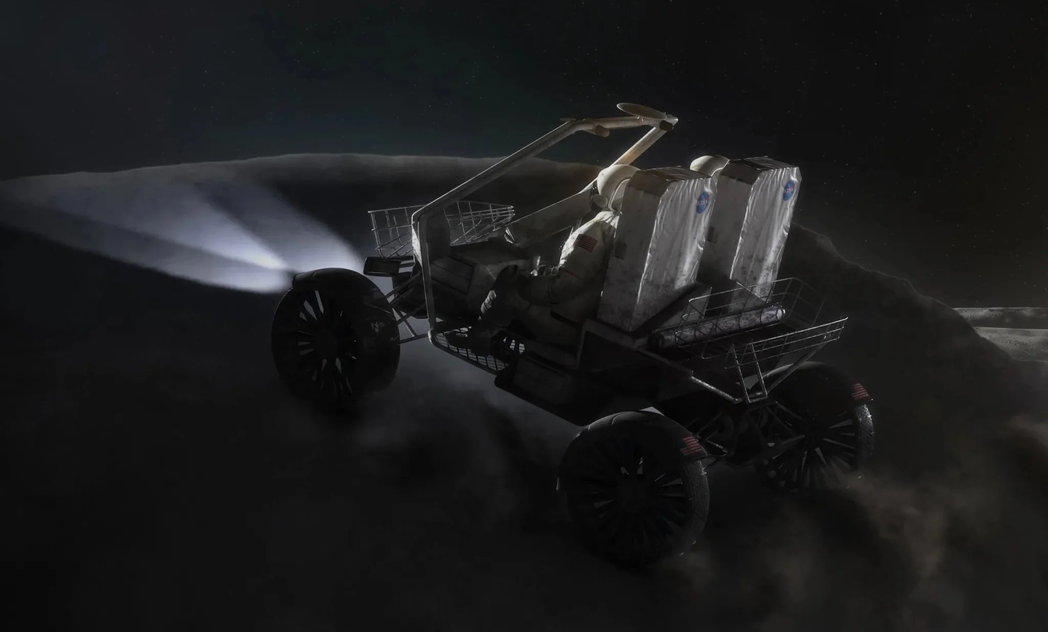 NASA Lunar Terrain Vehicle