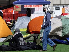 A pro-Palestine camp has been set up at the University of B.C.