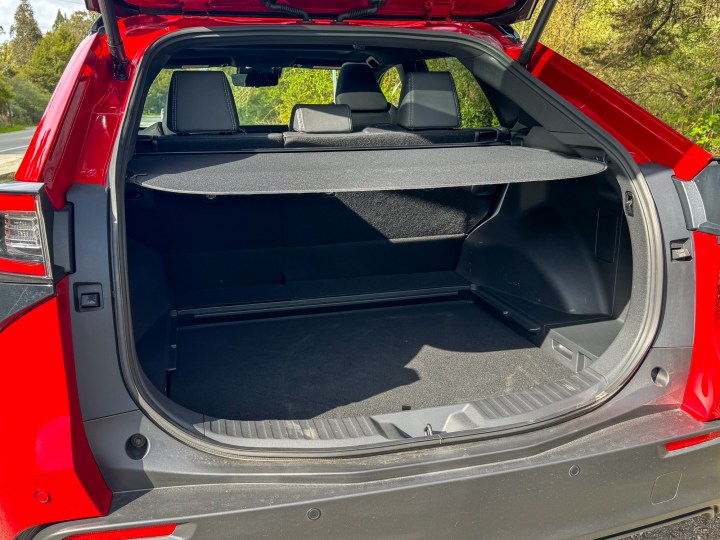 The truck storage of a 2024 Subaru Solterra.