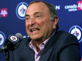 NHL commissioner Gary Bettman