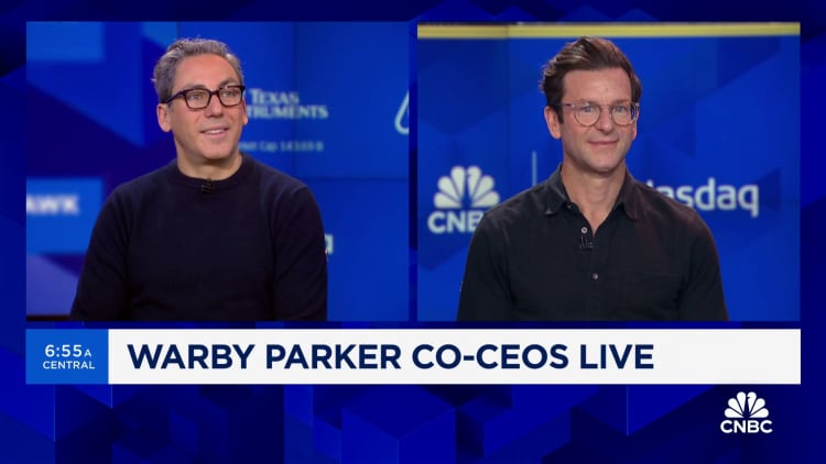 Warby Parker co-CEOs on expansion strategy: Vast majority of Americans want to go into a store