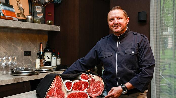 George Beták hat die "George Prime Steak & Raw Bar" gegründet. Er möchte sich vom eher bodenständigen Image hiesiger Steak-Lokale absetzen, sagt er.