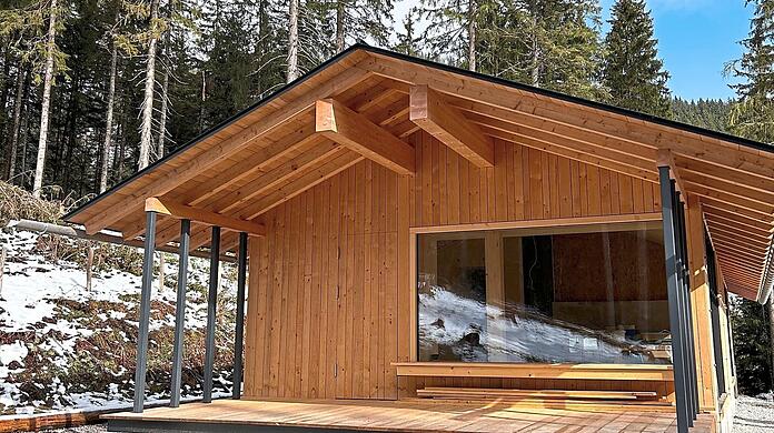 Zu modern: Die neue Blankensteinhütte in den Tegernseer Bergen gefällt der Gemeinde Rottach-Egern überhaupt nicht. Aus diesem Grund hat der Bauausschuss einem nachträglich eingereichten Bauantrag einstimmig eine Absage erteilt.