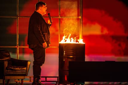 Netter Kerl, starke Stimme: Sänger Isaak beim Eurovision Song Contest 2024 in Malmö.