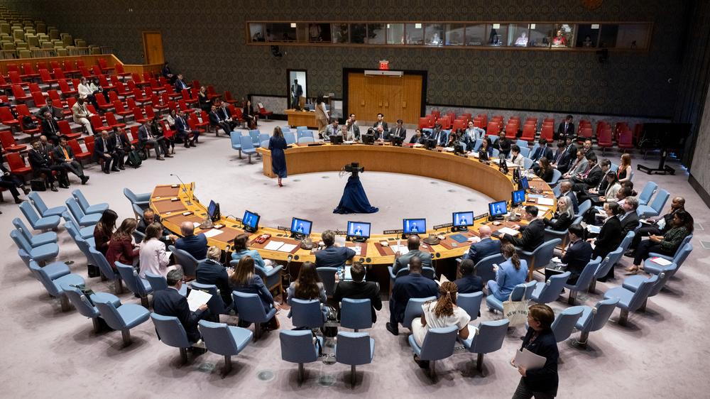 Gaza-Krieg: UN-Sicherheitsrat im UN-Hauptquartier während einer Sitzung am 20. Mai