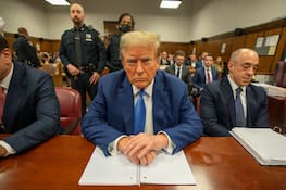 ARCHIV - 20.05.2024, USA, New York: Donald Trump, ehemaliger Präsident der USA, sitzt vor dem Strafgericht in Manhattan. (zu dpa: «Schlussplädoyers im Trump-Prozess») Foto: Steven Hirsch/Pool New York Post/AP/dpa +++ dpa-Bildfunk +++