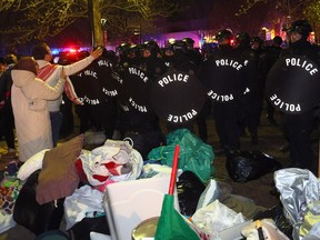 U of C protesters cleared