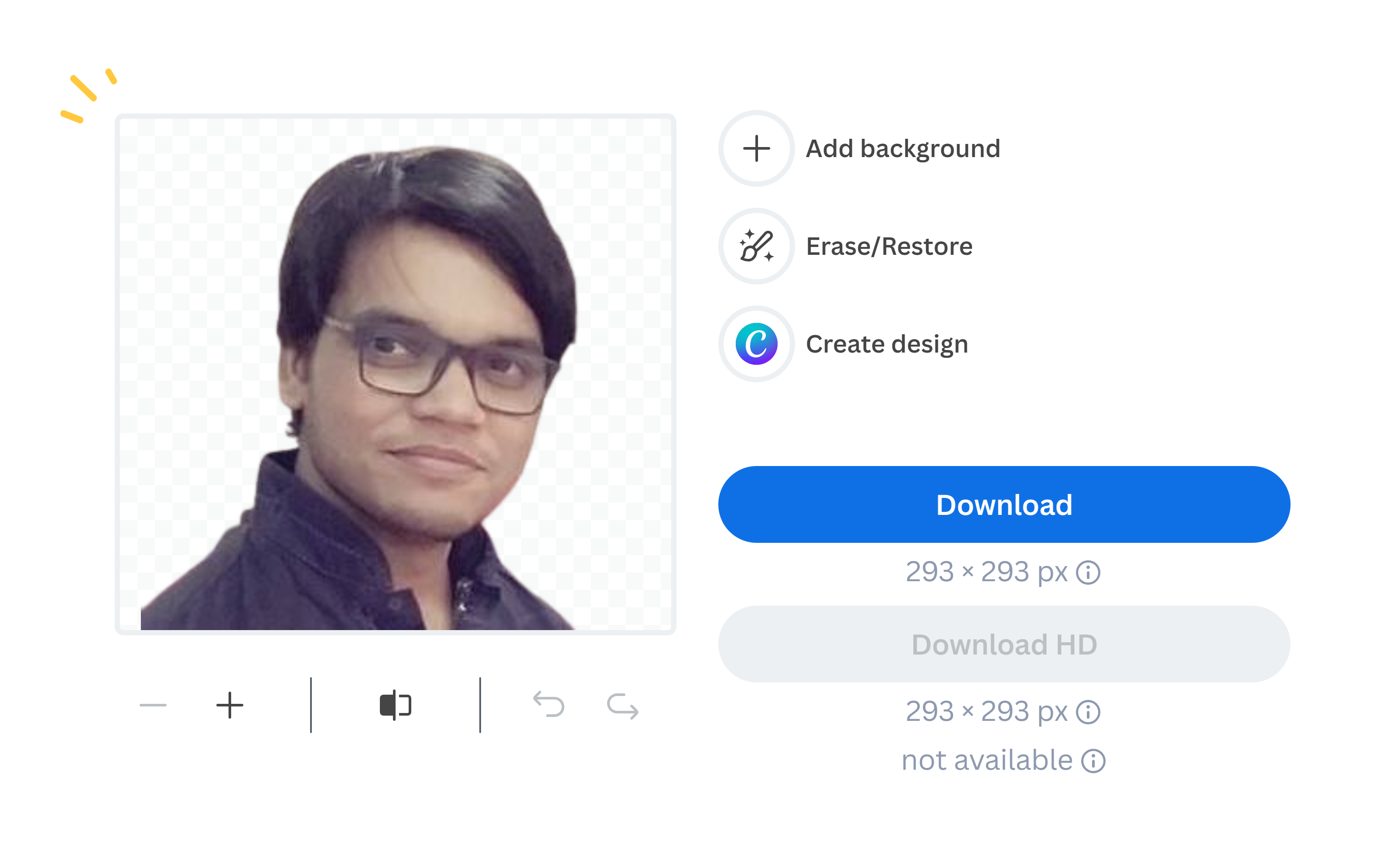 Removing Background from LinkedIn Profile Pic