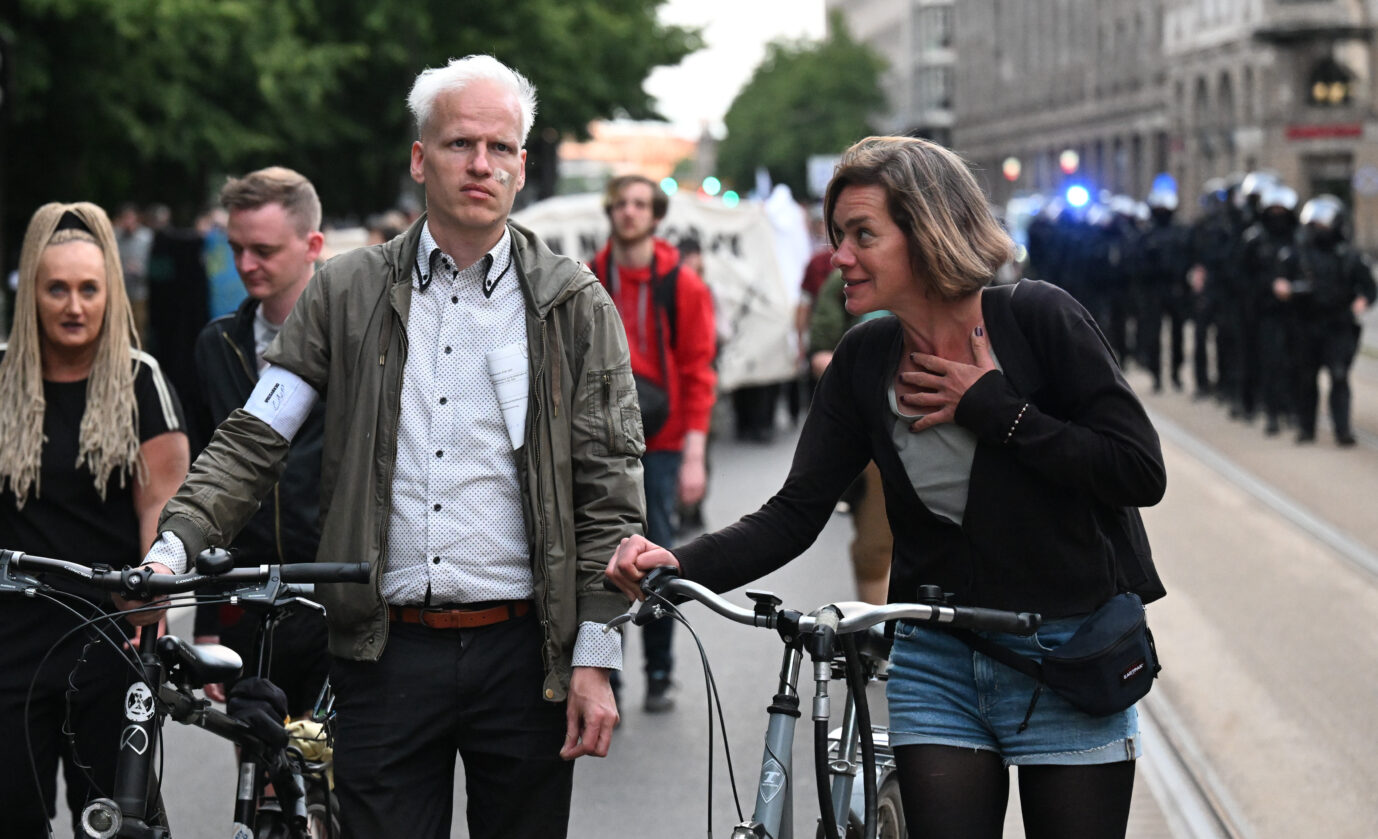 Noch-Grünen-Politiker Jürgen Kasek hat einen guten Draht zur Antifa, aber Sex-Vorwürfe bereiten ihm Probleme.