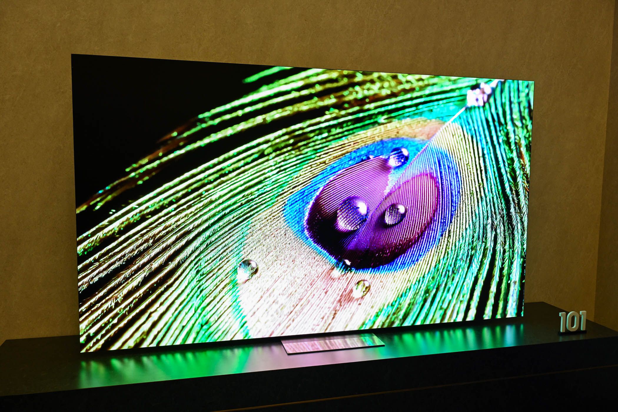 101 Inch Micro LED TV at CES 2024.