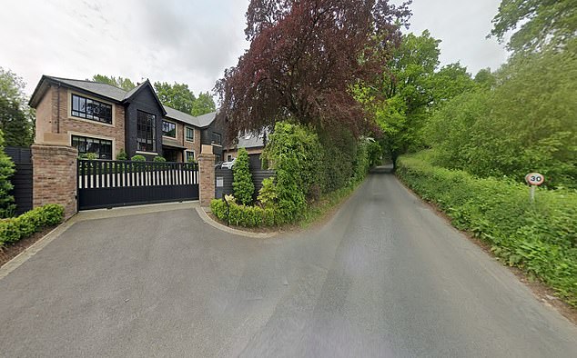 A search on Google Maps reveals the 'dream home' is actually on a narrow rat-run connecting the idyllic village to a main road
