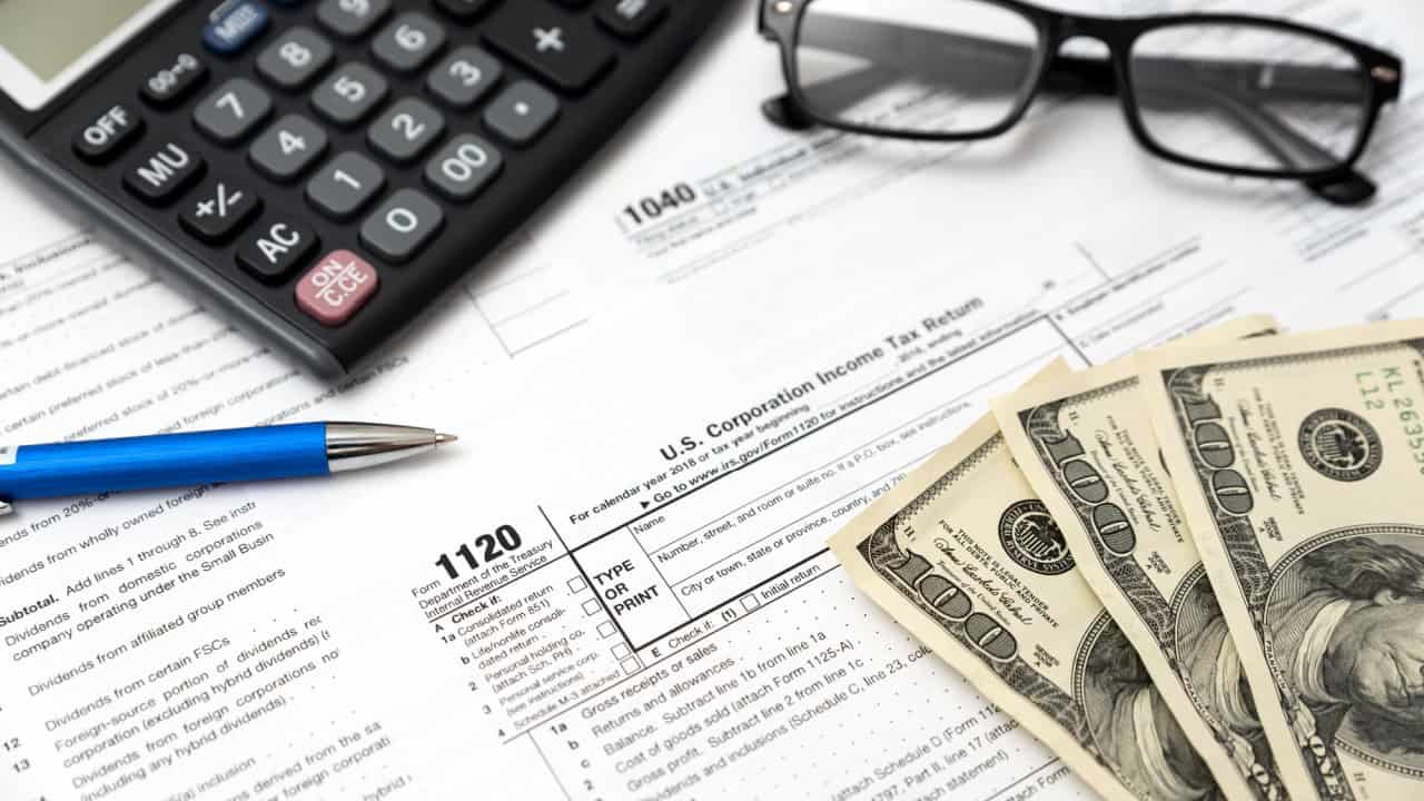 Individual income tax return form