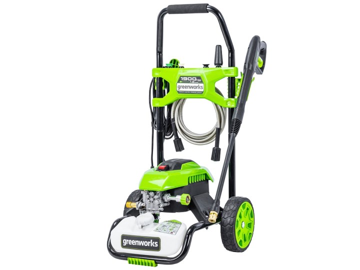 The Greenworks GPW1900 electric pressure washer on a white background.