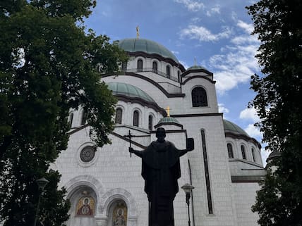 Imposant: Die Kathedrale des Heiligen Sava in Belgrad.