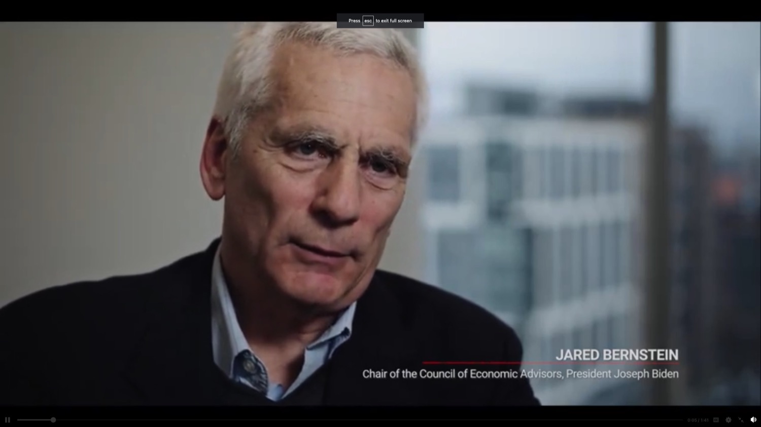 jared bernstein interview