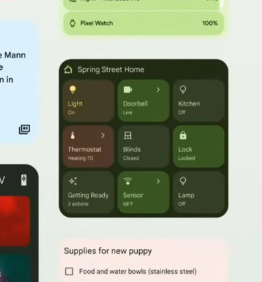 Potential Google Home Widget