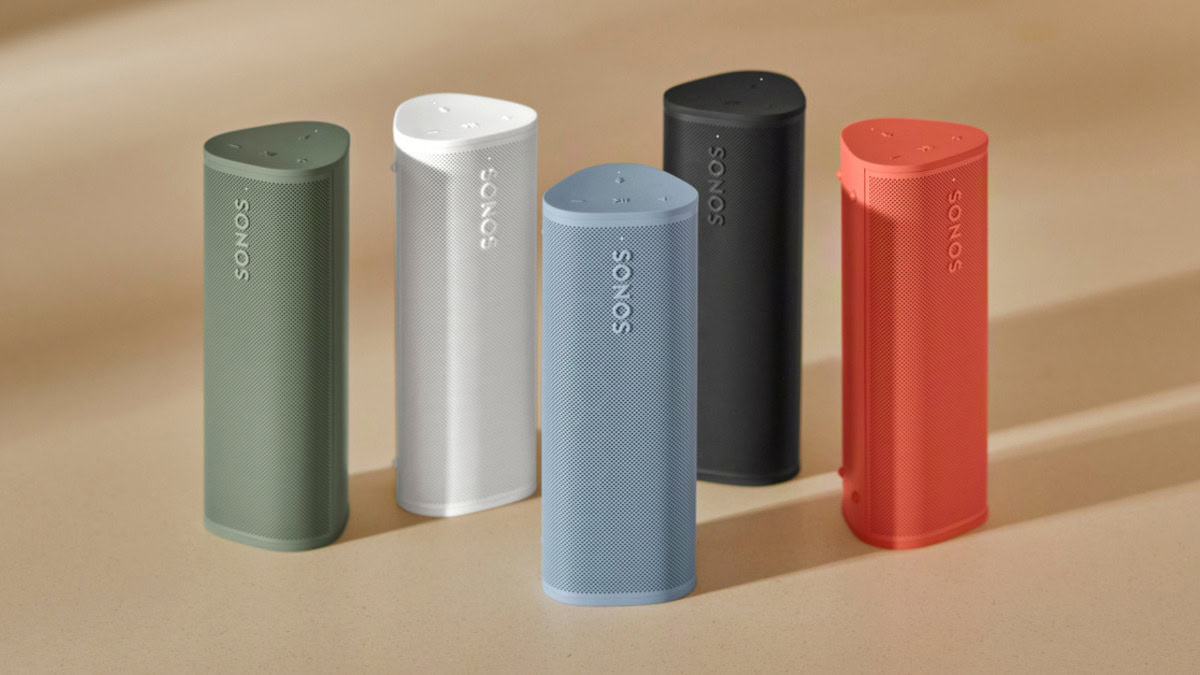 Sonos Roam 2 Colors Lifestyle Static