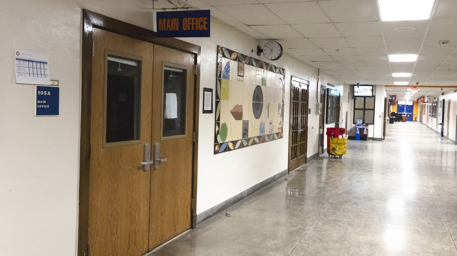 School Hallway Empty