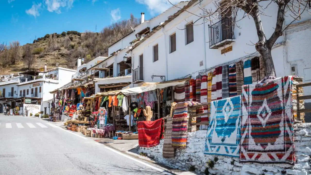 street selling different kind of souvenirs