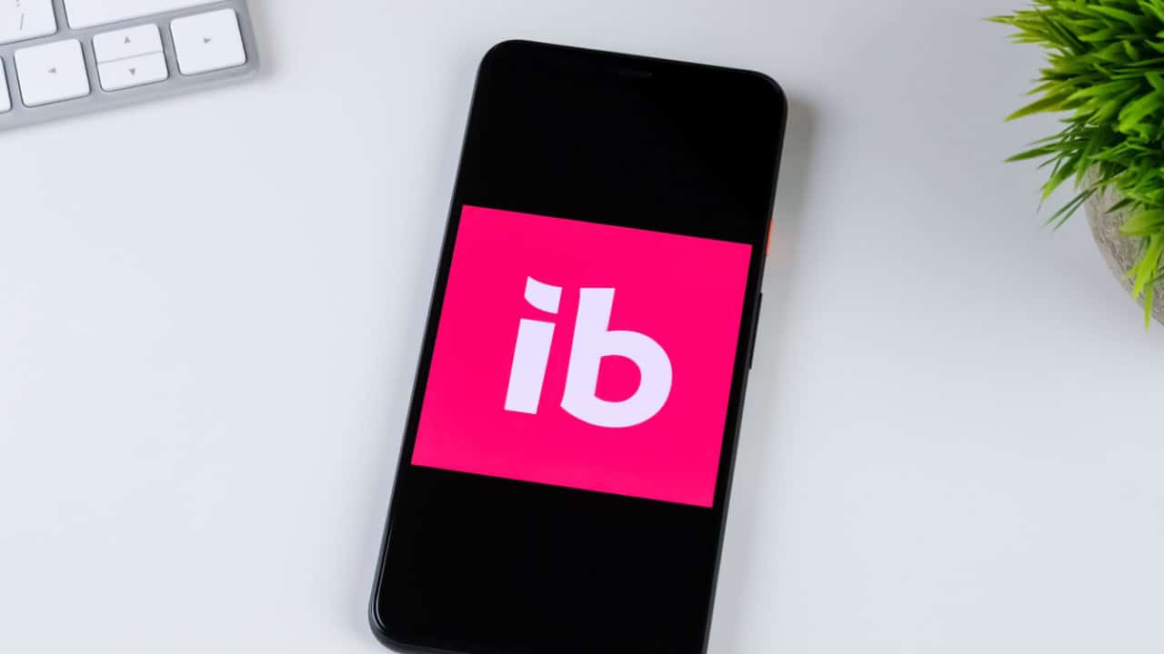 Ibotta app logo on a smartphone screen