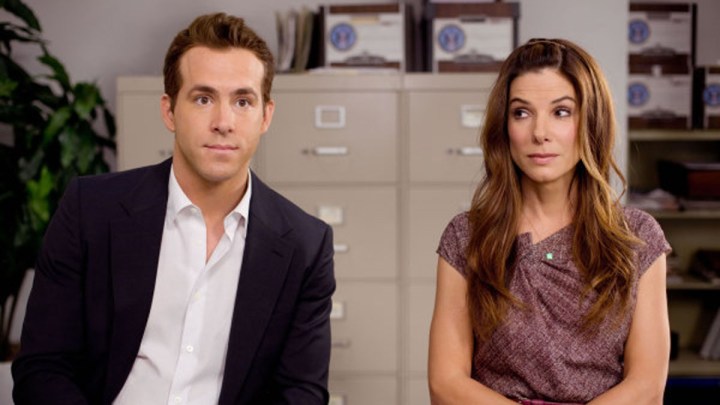 Ryan Reynolds and Sandra Bullock in The Proposal.