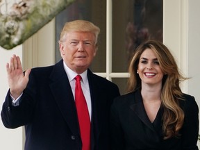 Donald Trump with Hope Hicks.