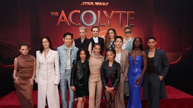 The cast and crew of The Acolyte.