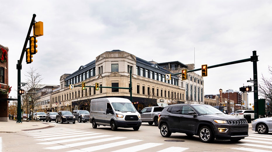 Intersection in Birmingham, Alabama