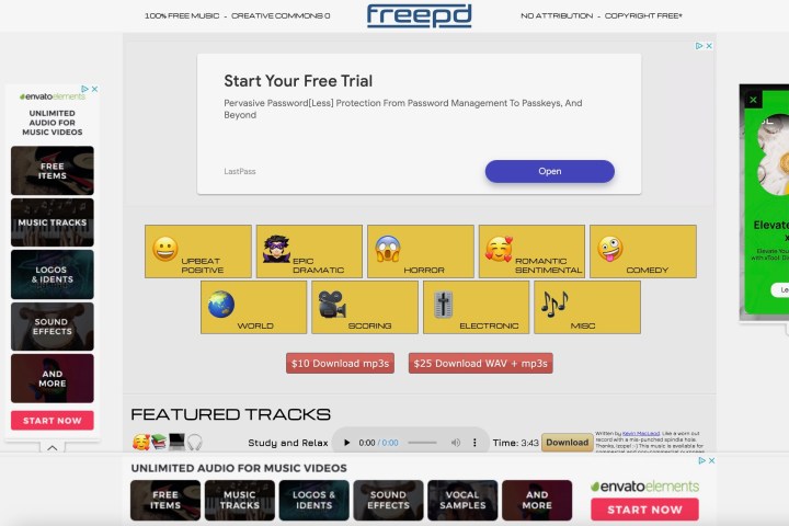 FreePD.com website screenshot.