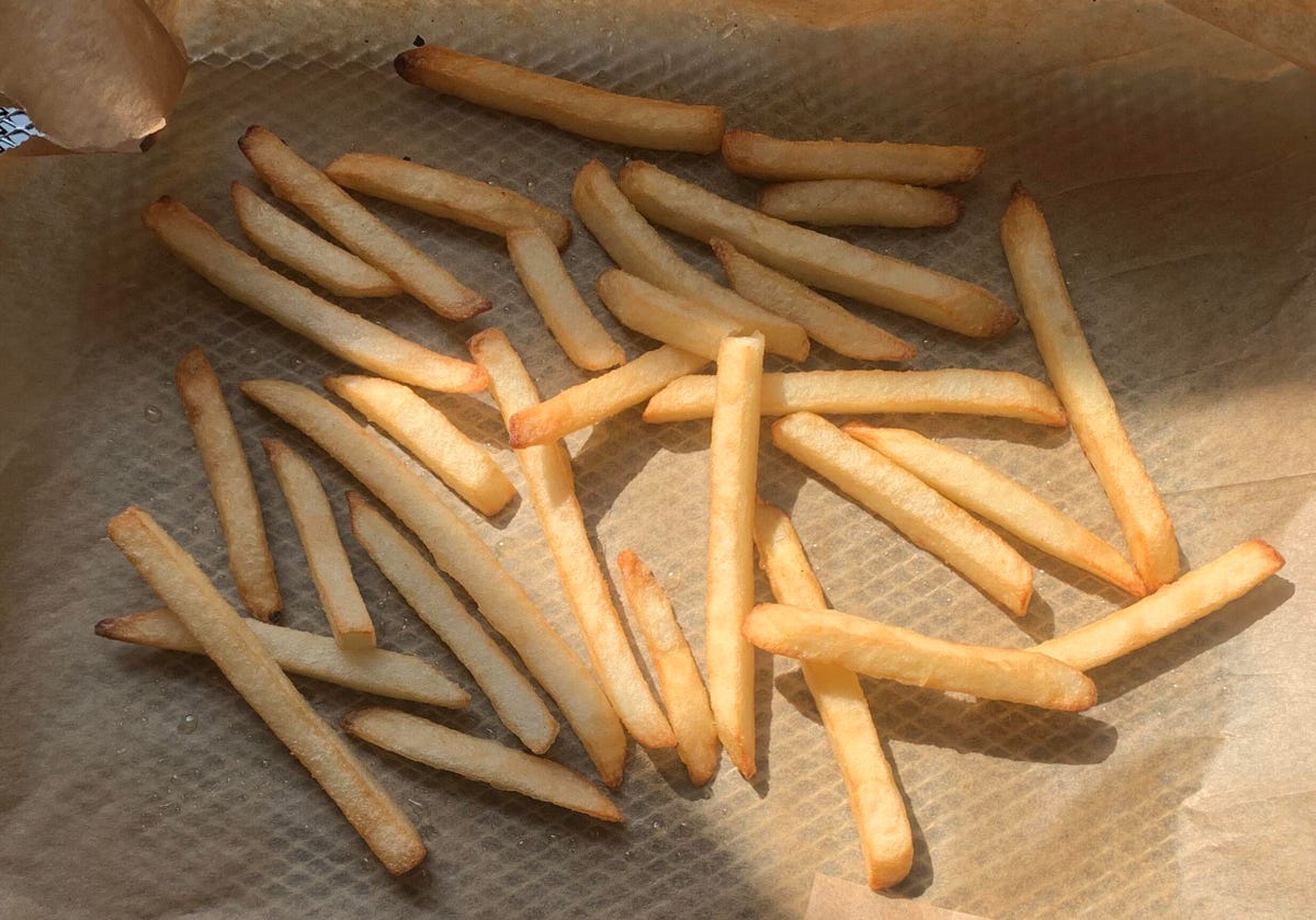 Loose french fries.