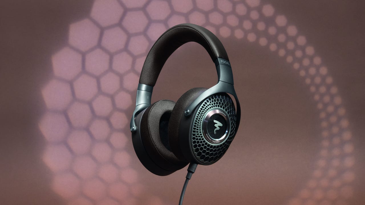 Focal Hadenys headphones against a brown background