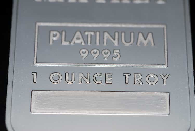 Platinum ingot