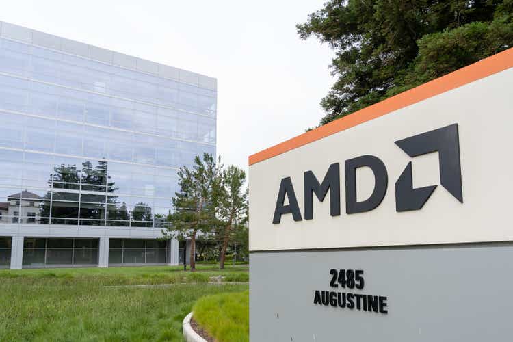 AMD headquarters in Santa Clara, California, USA