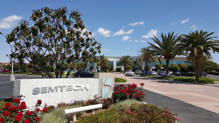 Headquarter office of Semtech, CA