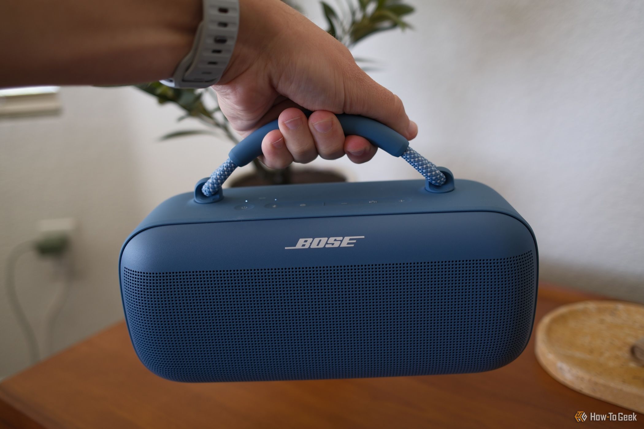 Person holding the Bose SoundLink Max