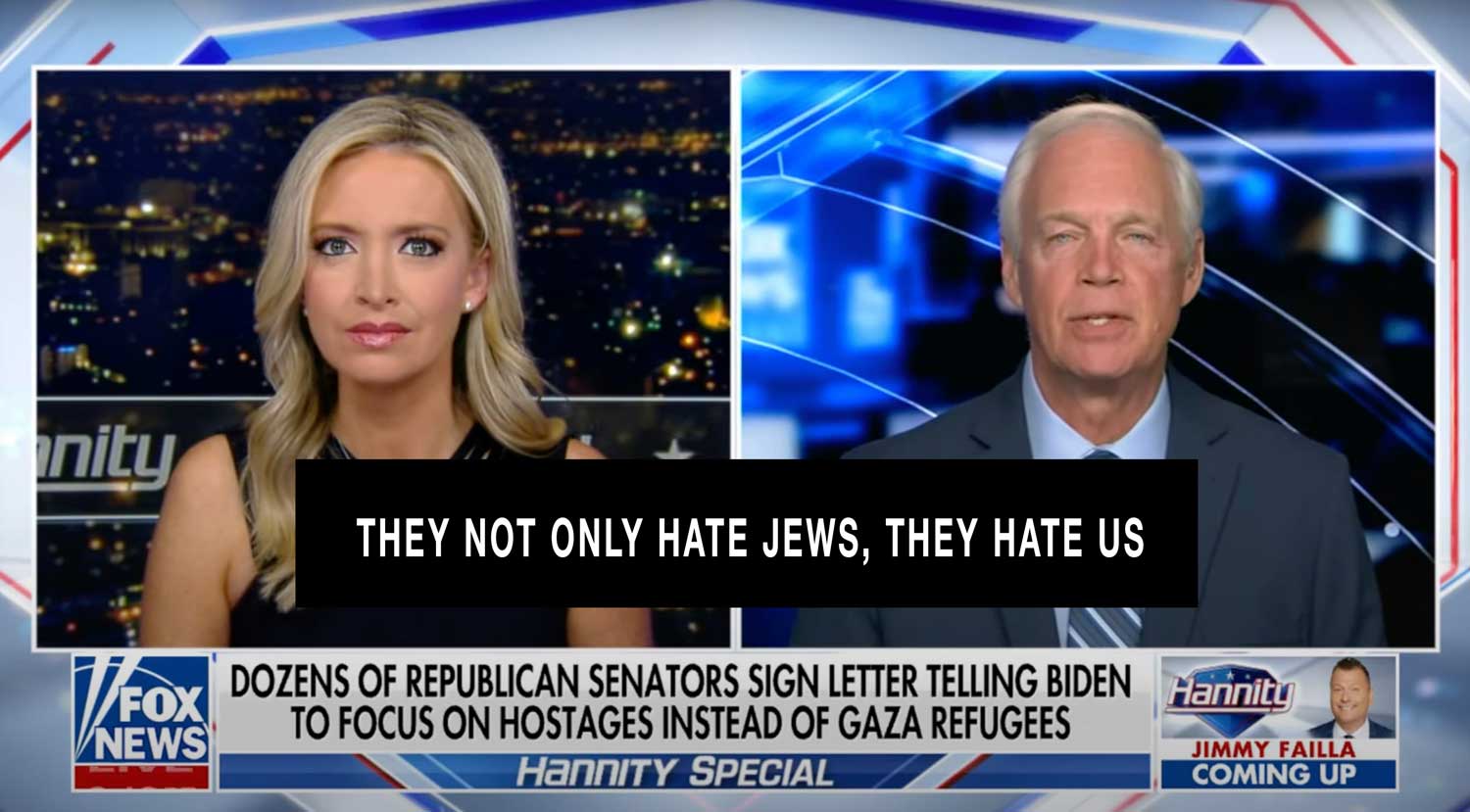 Ron Johnson Jews us