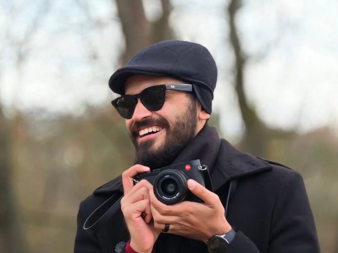 Prakhar Khanna wearing-meta-ray-ban-smart-glasses