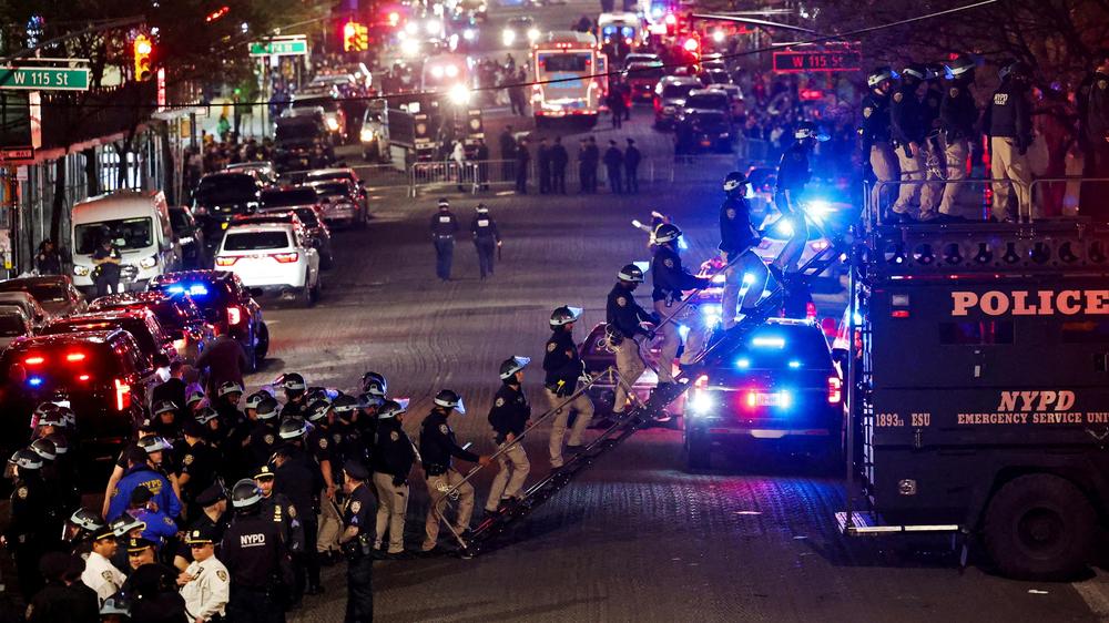 Columbia University: Der Polizeieinsatz in der Nacht auf Mittwoch