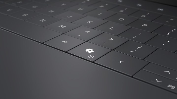 The Copilot key on the XPS 13.