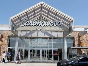 Sign at entrance to Carlingwood Mall