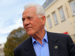 Canadian businessman Frank Stronach in this file photo from 2018.