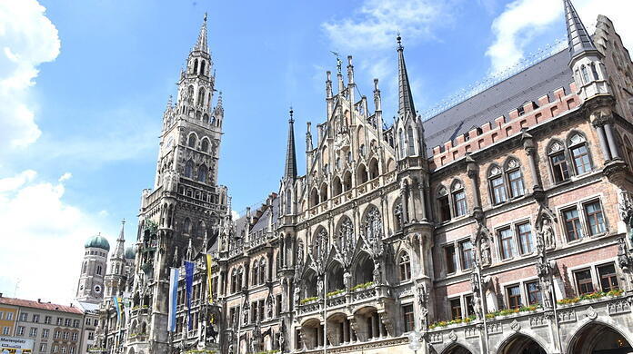 Das Rathaus in München: Ein Touristenmagnet.