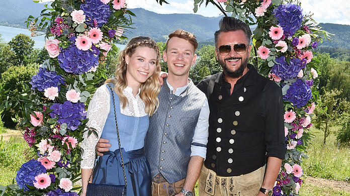 Selina Söder (Tochter von Markus Söder) mit Freund Raphael Netz und Heiko Grothe