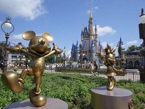 The Cinderella Castle is seen at the Magic Kingdom at Walt Disney World, July 14, 2023, in Lake Buena Vista, Fla.